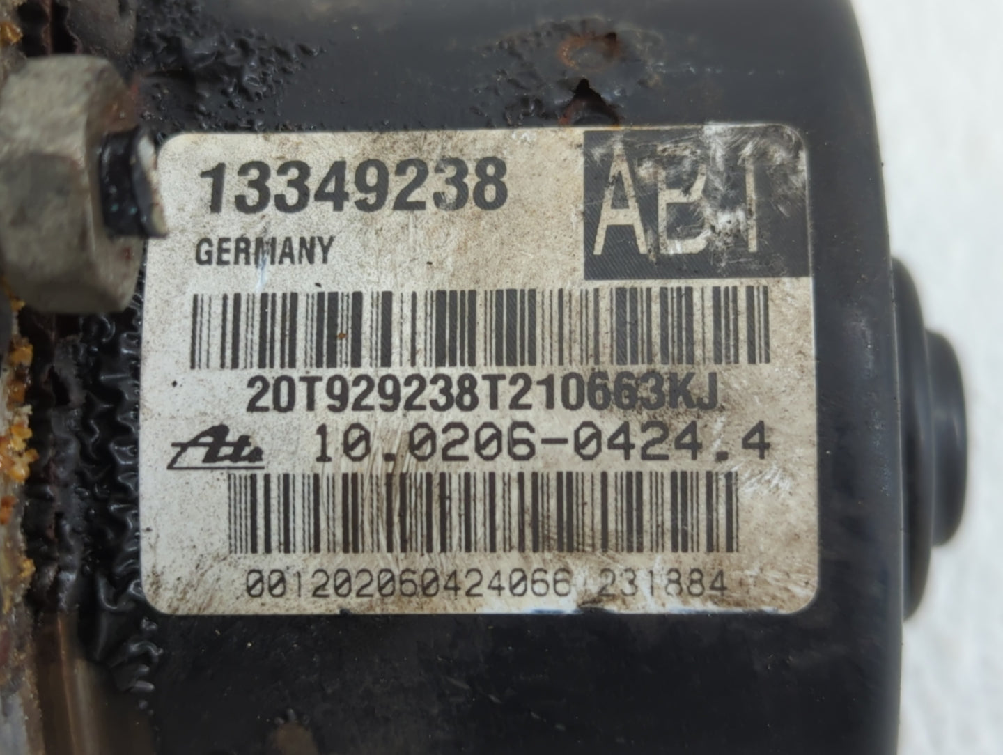 2011 Chevrolet Cruze ABS Pump Control Module Replacement P/N:13349238 Fits OEM Used Auto Parts - Oemusedautoparts1.com