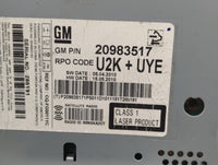 2011-2012 Chevrolet Cruze Radio AM FM Cd Player Receiver Replacement P/N:20983517 Fits Fits 2010 2011 2012 OEM Used Auto Par