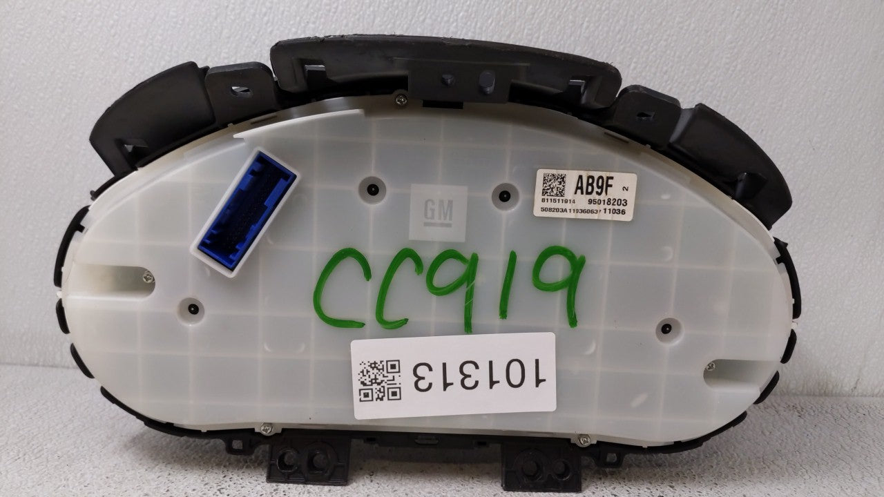2011 Chevrolet Cruze Instrument Cluster Speedometer Gauges P/N:811511914,769212-670A,95018203,95018205,95018203 95018203 Fit
