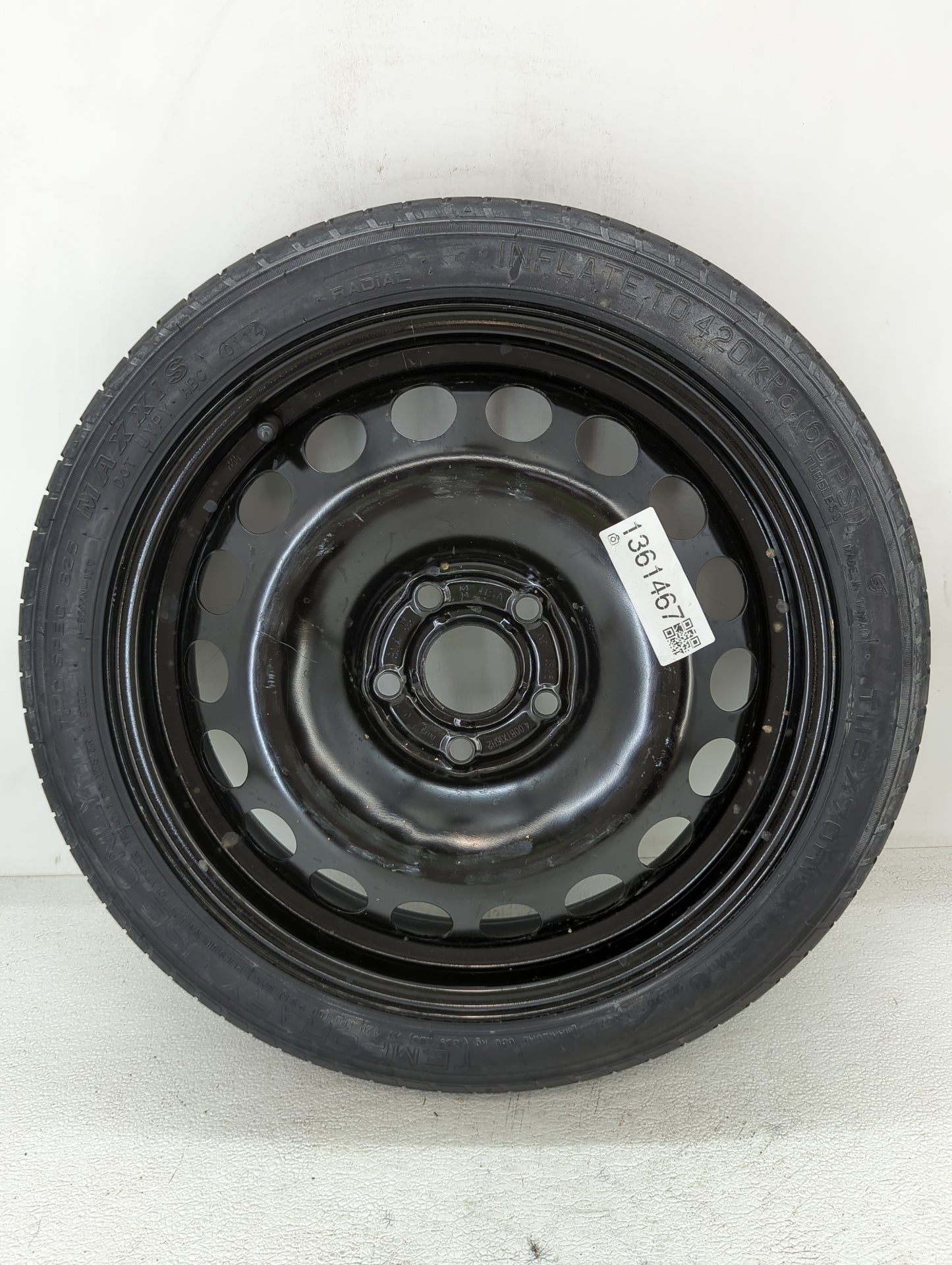 2011-2016 Chevrolet Cruze Spare Donut Tire Wheel Rim Oem - Oemusedautoparts1.com