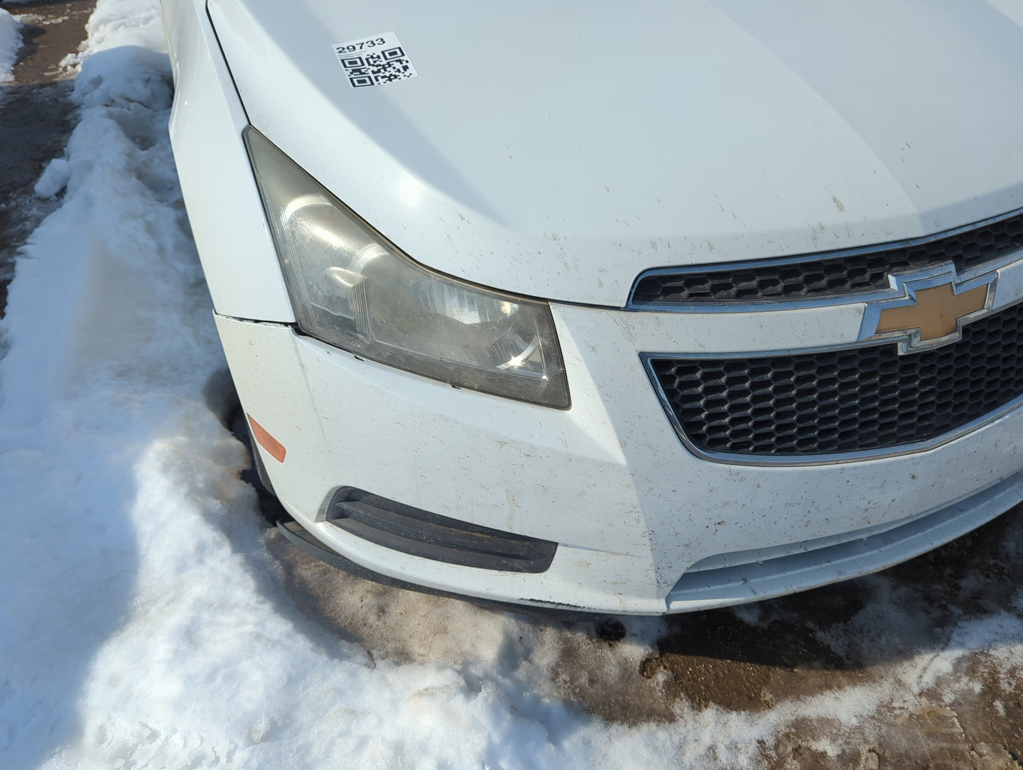 2011-2014 Chevrolet Cruze Front Bumper - Oem 1366184 - Oemusedautoparts1.com