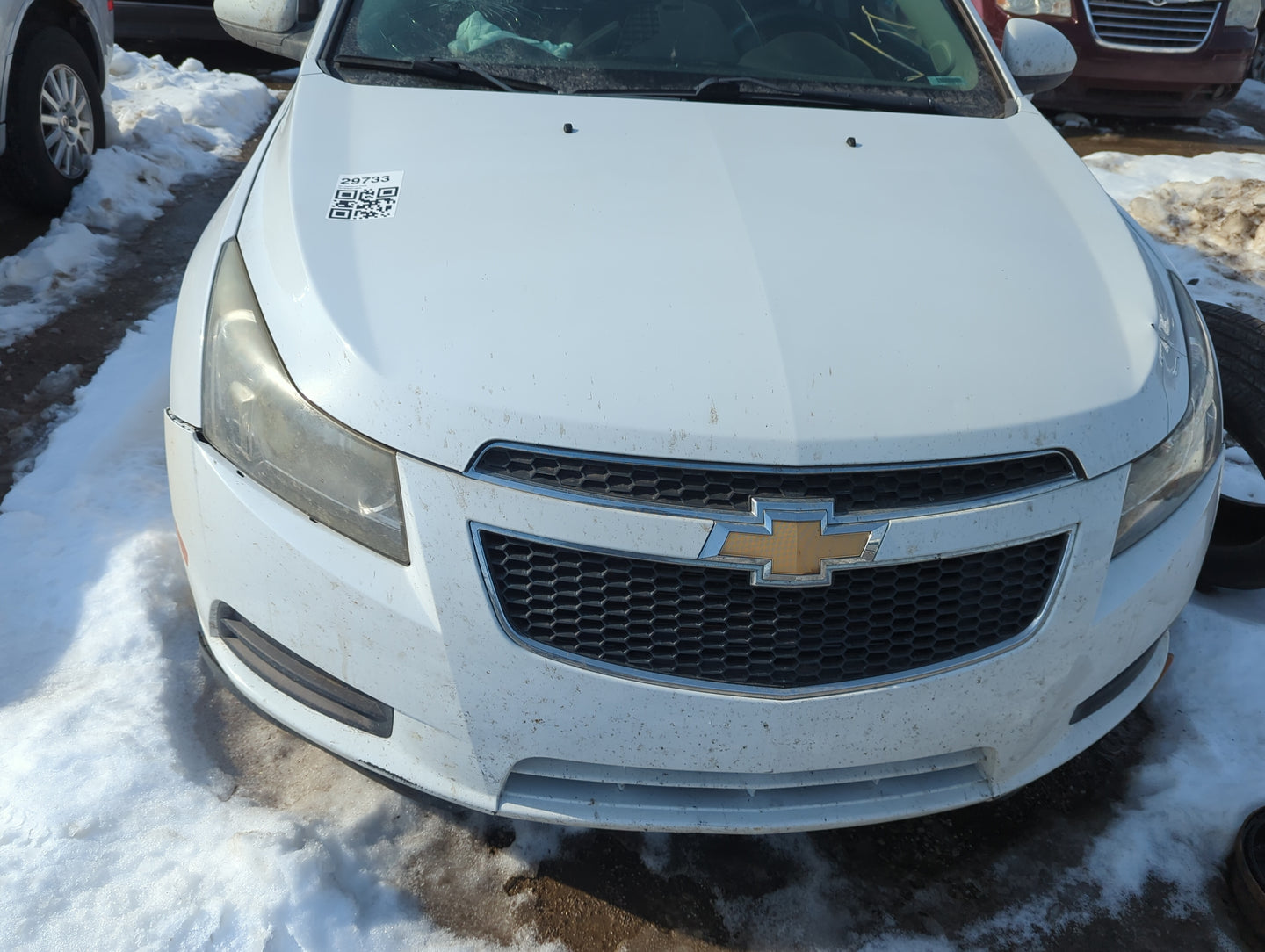 2011-2014 Chevrolet Cruze Front Bumper - Oem 1366184 - Oemusedautoparts1.com