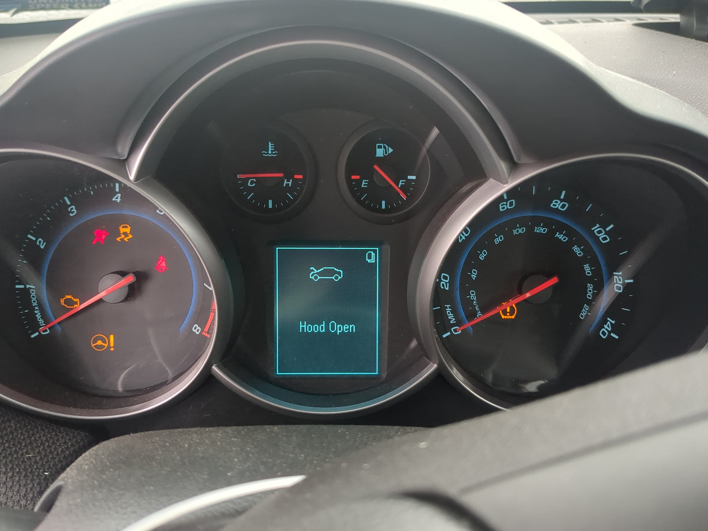 2011 Chevrolet Cruze Instrument Cluster Speedometer Gauges Fits OEM Used Auto Parts - Oemusedautoparts1.com