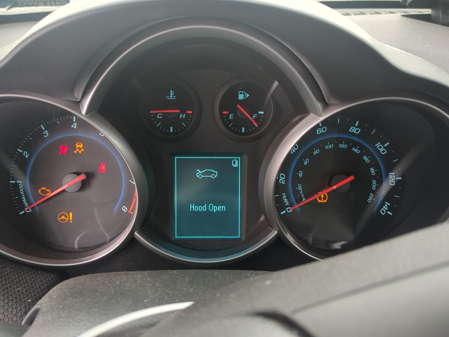 2011 Chevrolet Cruze Instrument Cluster Speedometer Gauges Miles:186K Fits OEM Used Auto Parts - Oemusedautoparts1.com