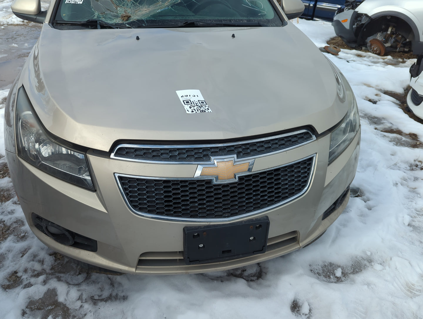 2011-2014 Chevrolet Cruze Front Bumper - Oem 1368042 - Oemusedautoparts1.com