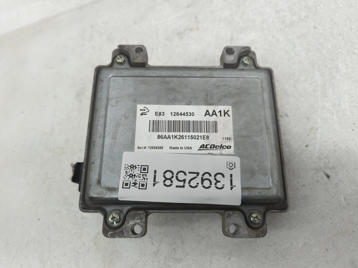 2011-2012 Chevrolet Cruze PCM Engine Control Computer ECU ECM PCU OEM P/N:12644530 Fits 2009 2010 2011 2012 2013 2014 OEM Us