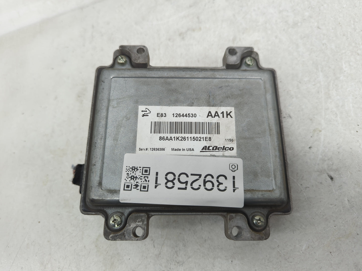 2011-2012 Chevrolet Cruze PCM Engine Control Computer ECU ECM PCU OEM P/N:12644530 Fits Fits 2009 2010 2011 2012 2013 2014 O