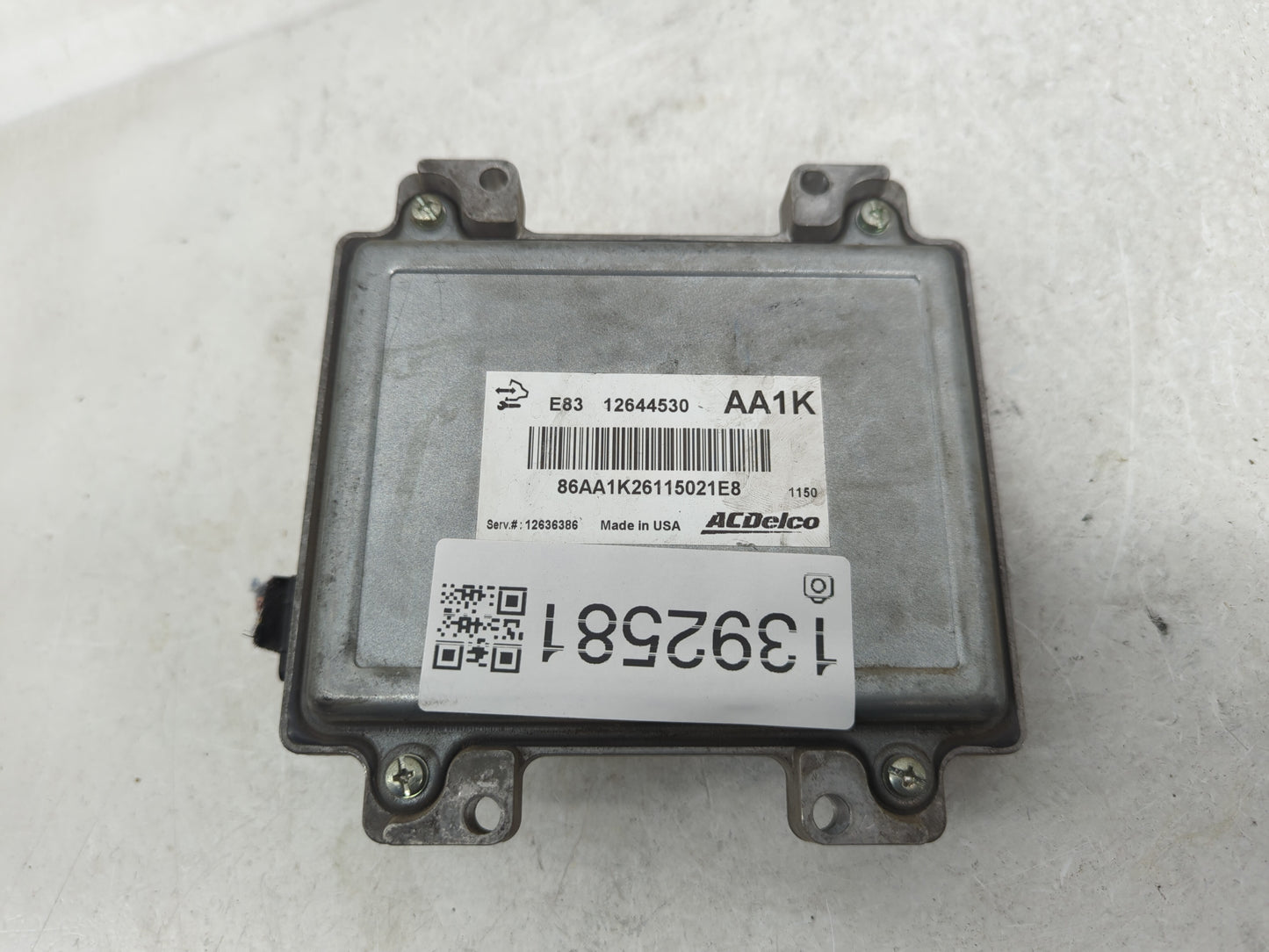 2011-2012 Chevrolet Cruze PCM Engine Control Computer ECU ECM PCU OEM P/N:12644530 Fits Fits 2009 2010 2011 2012 2013 2014 O