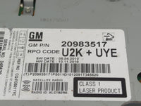 2011-2012 Chevrolet Cruze Radio AM FM Cd Player Receiver Replacement P/N:20983517 Fits Fits 2010 2011 2012 OEM Used Auto Par