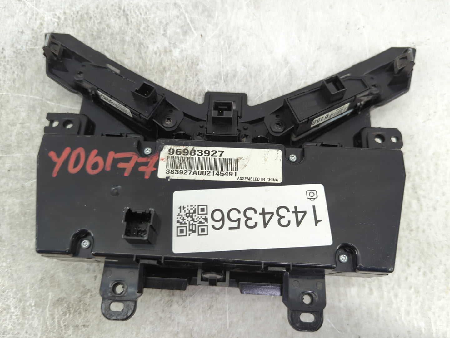 2011-2012 Chevrolet Cruze Climate Control Module Temperature AC/Heater Replacement P/N:96983927 383927A002145491 Fits OEM Us