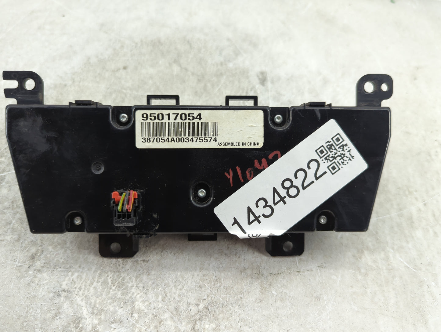 2011-2012 Chevrolet Cruze Climate Control Module Temperature AC/Heater Replacement P/N:95017054 387054A003475574 Fits OEM Us