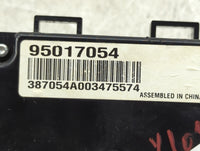 2011-2012 Chevrolet Cruze Climate Control Module Temperature AC/Heater Replacement P/N:95017054 387054A003475574 Fits OEM Us