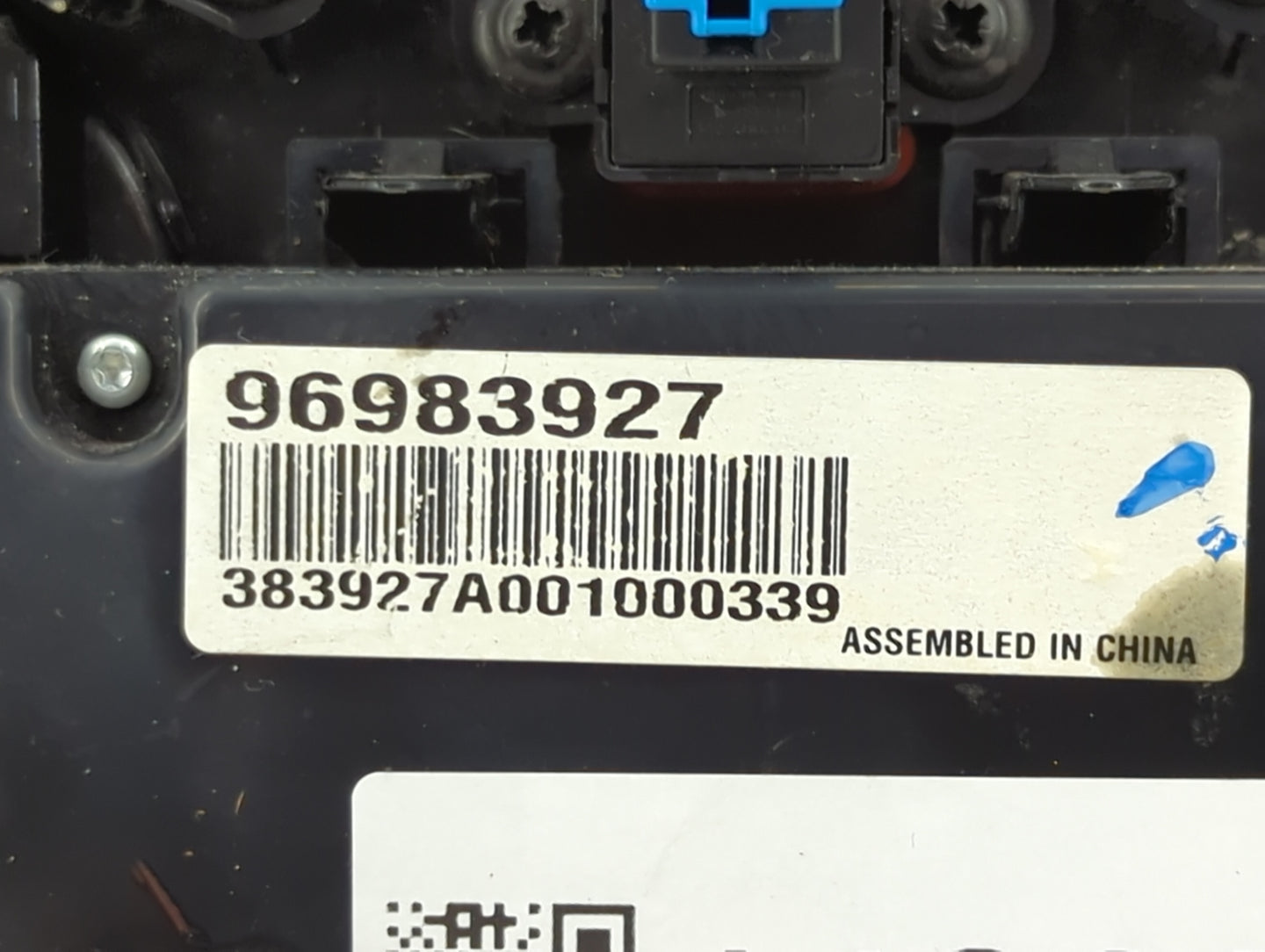2011-2012 Chevrolet Cruze Climate Control Module Temperature AC/Heater Replacement P/N:96983927 Fits Fits 2011 2012 OEM Used