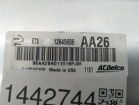 2011 Chevrolet Cruze PCM Engine Control Computer ECU ECM PCU OEM P/N:12645606 12642100 Fits OEM Used Auto Parts - Oemusedaut