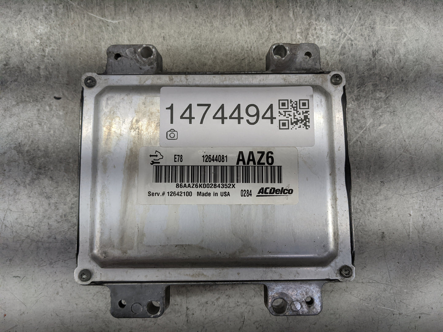 2011 Chevrolet Cruze PCM Engine Control Computer ECU ECM PCU OEM P/N:12644081 AAZ6, 12642100 Fits OEM Used Auto Parts - Oemu