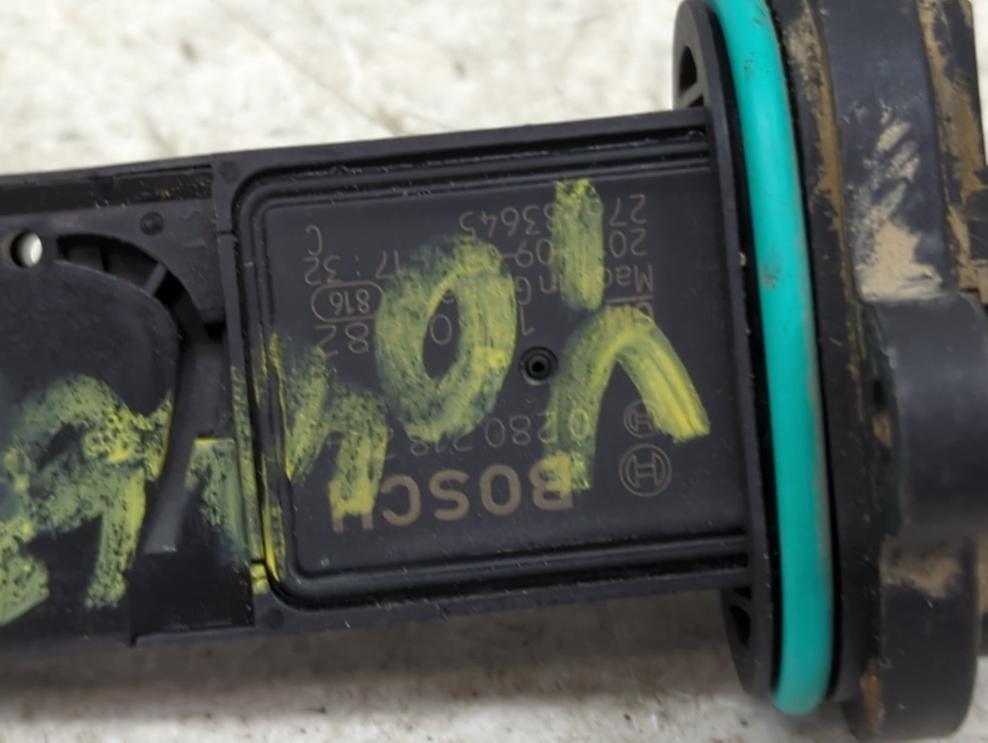 2011-2012 Chevrolet Cruze Mass Air Flow Meter Maf 1485396 - Oemusedautoparts1.com