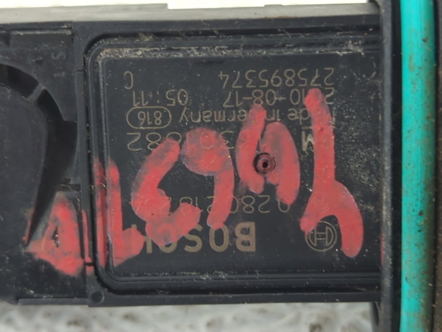 2011-2012 Chevrolet Cruze Mass Air Flow Meter Maf 1487506 - Oemusedautoparts1.com