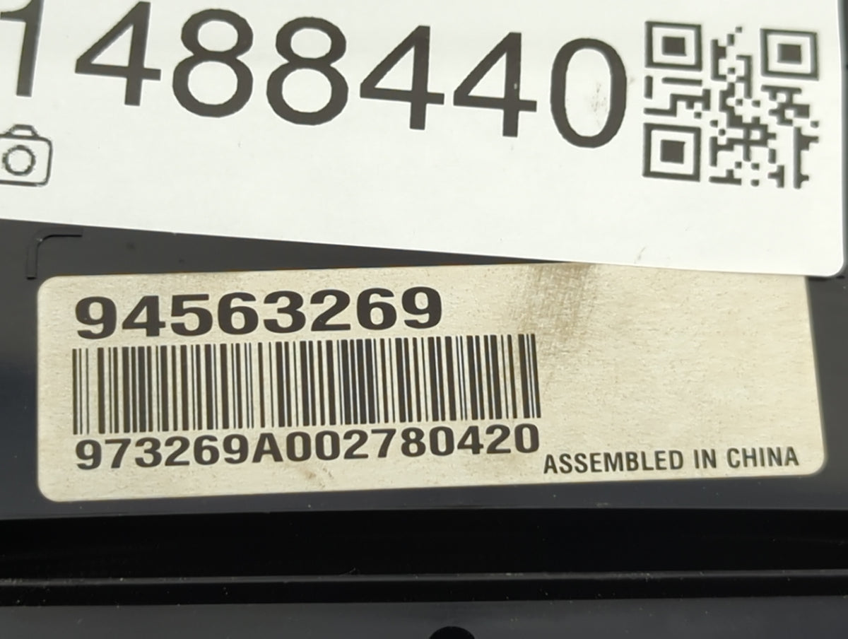 2011-2016 Chevrolet Cruze Radio Control Panel 1488440 - Oemusedautoparts1.com