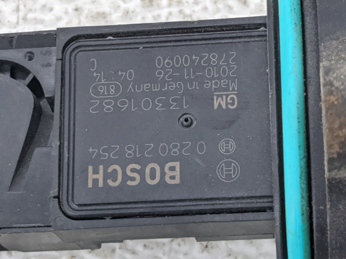 2011-2012 Chevrolet Cruze Mass Air Flow Meter Maf 1489795 - Oemusedautoparts1.com