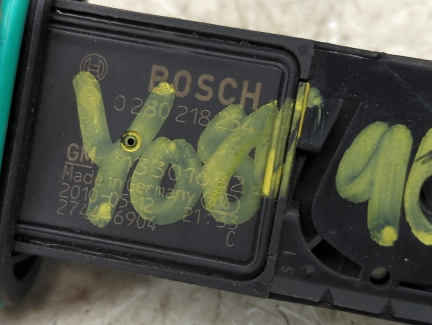 2011-2012 Chevrolet Cruze Mass Air Flow Meter Maf 1489993 - Oemusedautoparts1.com