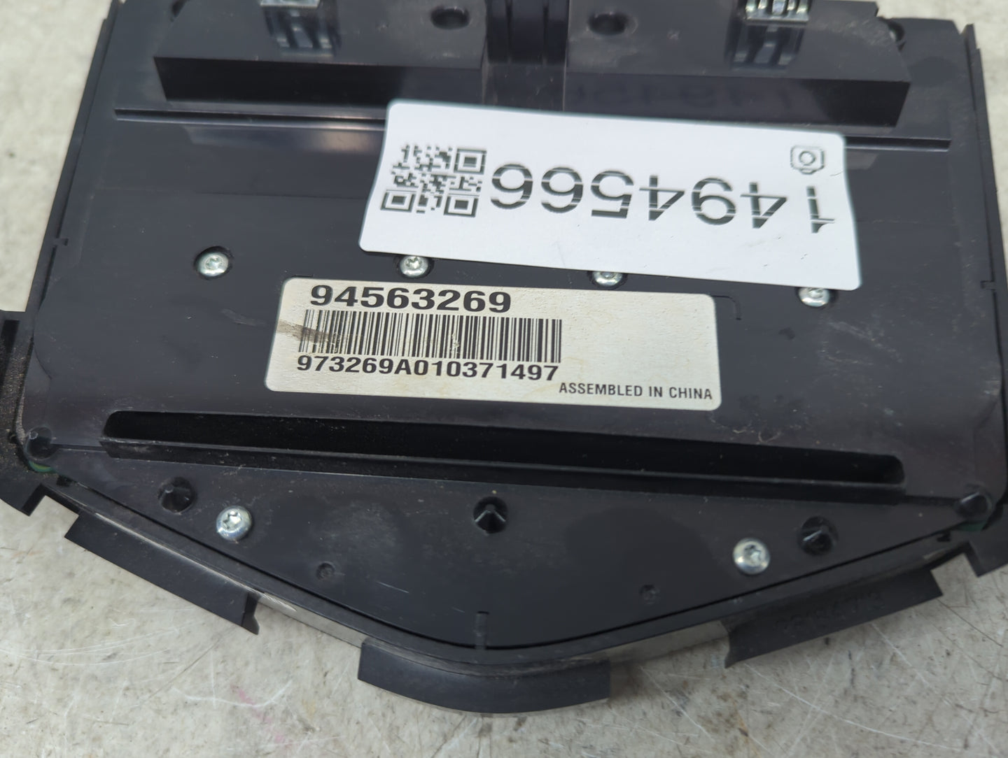 2011-2016 Chevrolet Cruze Radio Control Panel 1494566 - Oemusedautoparts1.com