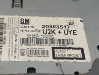 2011-2012 Chevrolet Cruze Radio AM FM Cd Player Receiver Replacement P/N:20983517 CQ-FG5011YC Fits Fits 2010 2011 2012 OEM U