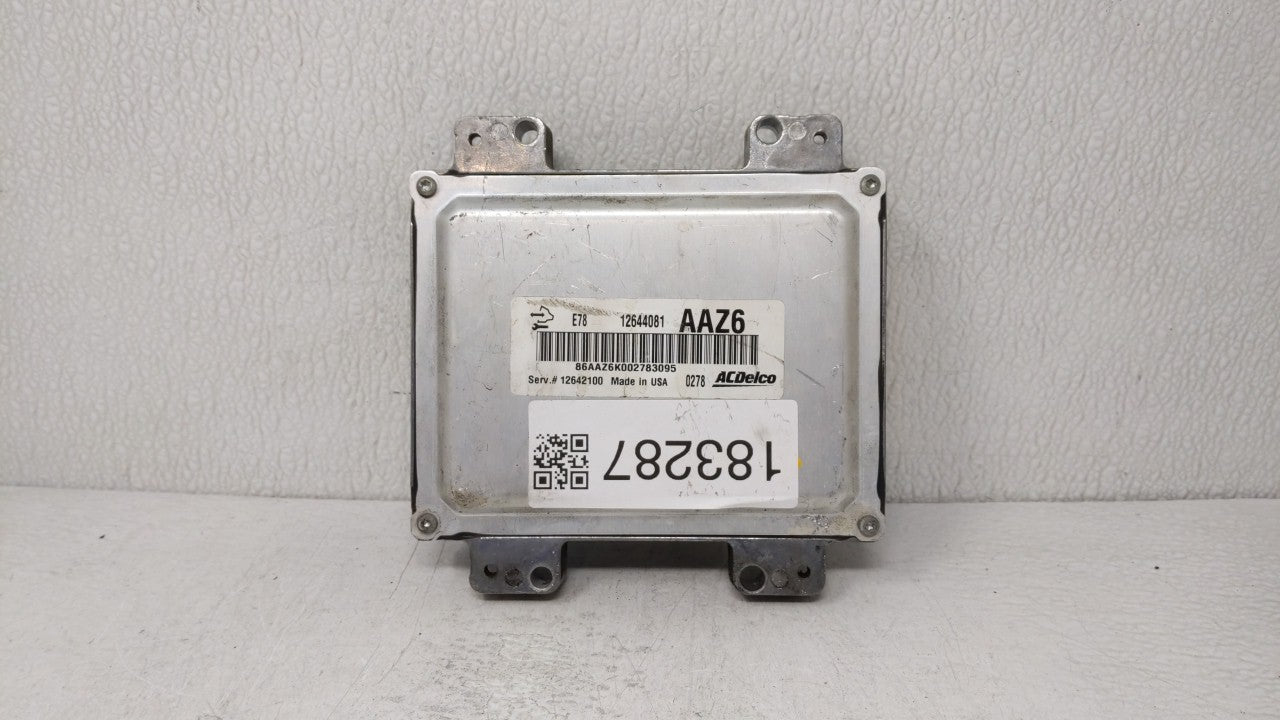 2011 Chevrolet Cruze PCM Engine Control Computer ECU ECM PCU OEM P/N:12645606 12644081, 12640466 Fits OEM Used Auto Parts - 