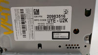 2011 Chevrolet Cruze Radio AM FM Cd Player Receiver Replacement P/N:20983516 Fits OEM Used Auto Parts - Oemusedautoparts1.co
