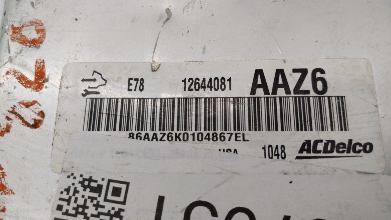 2011 Chevrolet Cruze PCM Engine Control Computer ECU ECM PCU OEM P/N:12645606 12644081, 12640466 Fits OEM Used Auto Parts - 