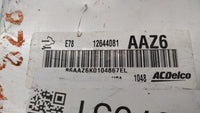2011 Chevrolet Cruze PCM Engine Control Computer ECU ECM PCU OEM P/N:12645606 12644081, 12640466 Fits OEM Used Auto Parts - 