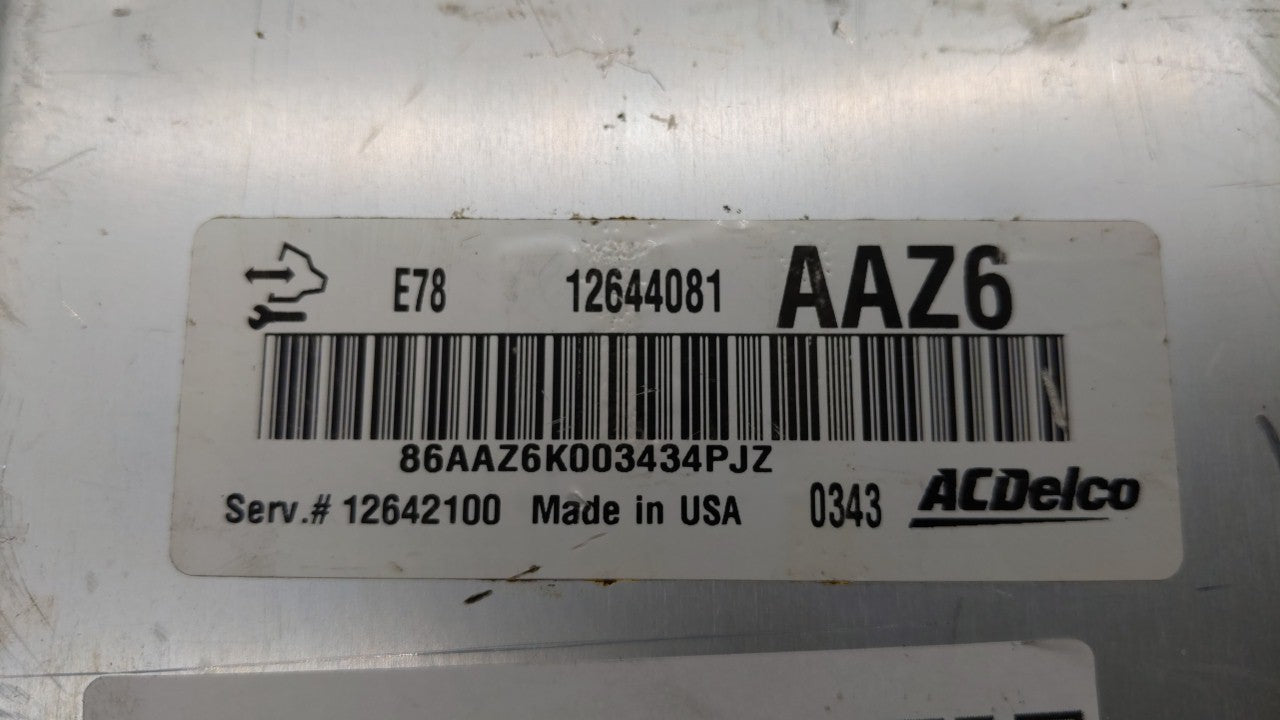 2011 Chevrolet Cruze PCM Engine Control Computer ECU ECM PCU OEM P/N:12642100 12645606, 12644081, 12640466 Fits OEM Used Aut