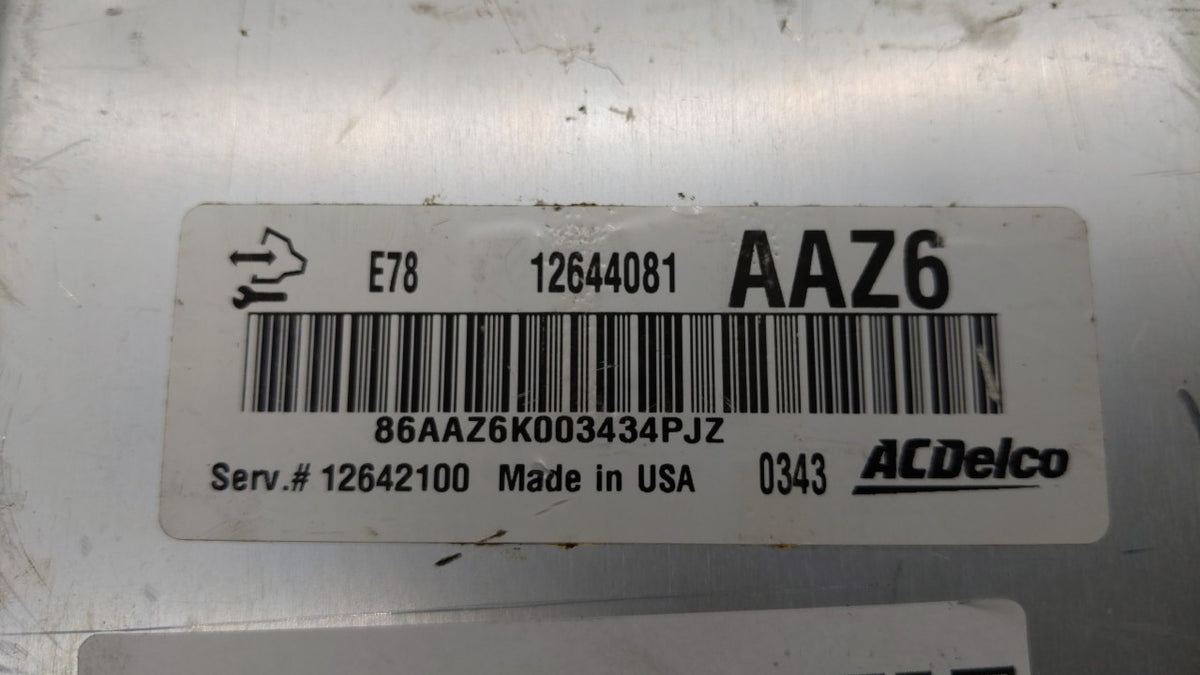 2011 Chevrolet Cruze PCM Engine Control Computer ECU ECM PCU OEM P/N:12642100 12645606, 12644081, 12640466 OEM Used Auto Par