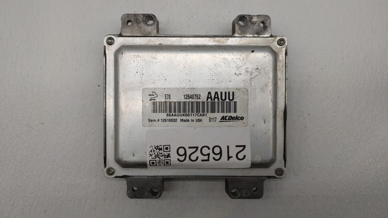 2011 Chevrolet Cruze PCM Engine Control Computer ECU ECM PCU OEM P/N:12616532 12640752, 12642100, 12645606, 12644081 Fits OE