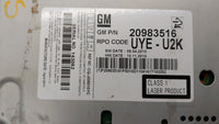 2011 Chevrolet Cruze Am Fm Cd Player Radio Receiver 224942 - Oemusedautoparts1.com
