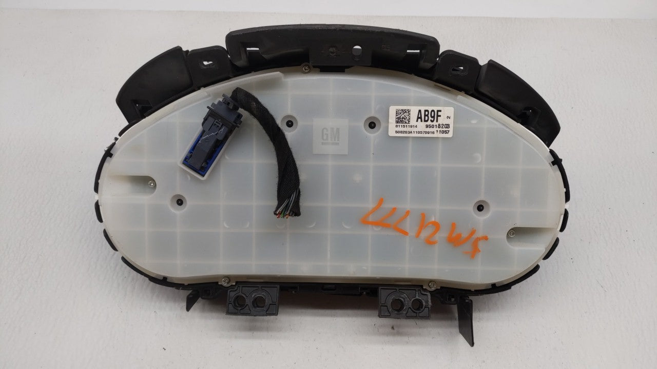 2011 Chevrolet Cruze Instrument Cluster Speedometer Gauges P/N:95235824 811511914, 95018203, 95018205 Fits OEM Used Auto Par