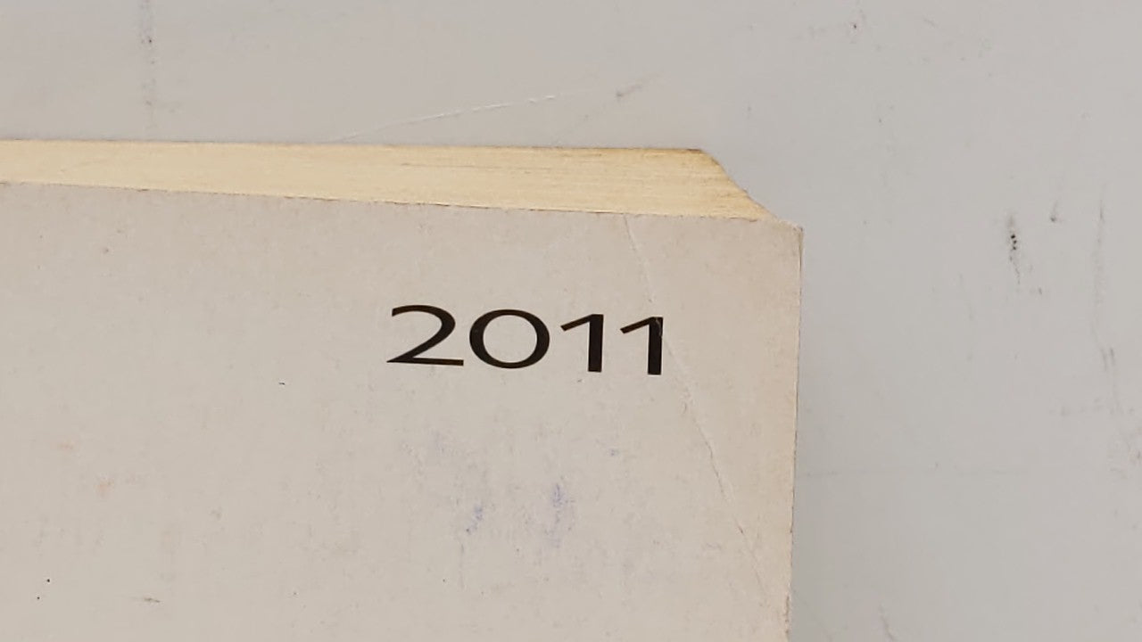 2011 Chevrolet Cruze Owners Manual Book Guide OEM Used Auto Parts - Oemusedautoparts1.com