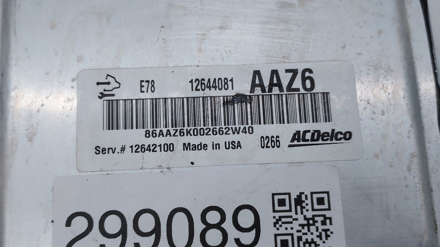 2011 Chevrolet Cruze PCM Engine Control Computer ECU ECM PCU OEM P/N:12616532 12640752, 12642100, 12645606, 12644081 Fits OE