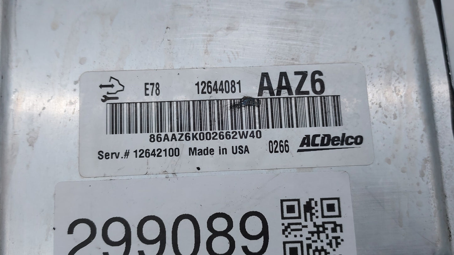 2011 Chevrolet Cruze PCM Engine Control Computer ECU ECM PCU OEM P/N:12616532 12640752, 12642100, 12645606, 12644081 Fits OE