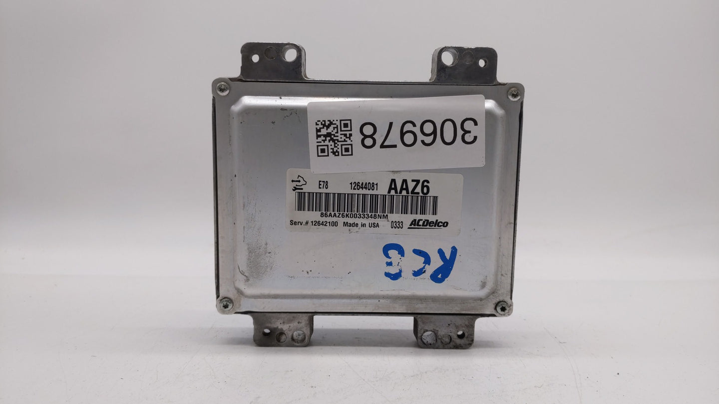 2011 Chevrolet Cruze PCM Engine Control Computer ECU ECM PCU OEM P/N:12616532 12640752, 12642100, 12645606, 12644081 Fits OE
