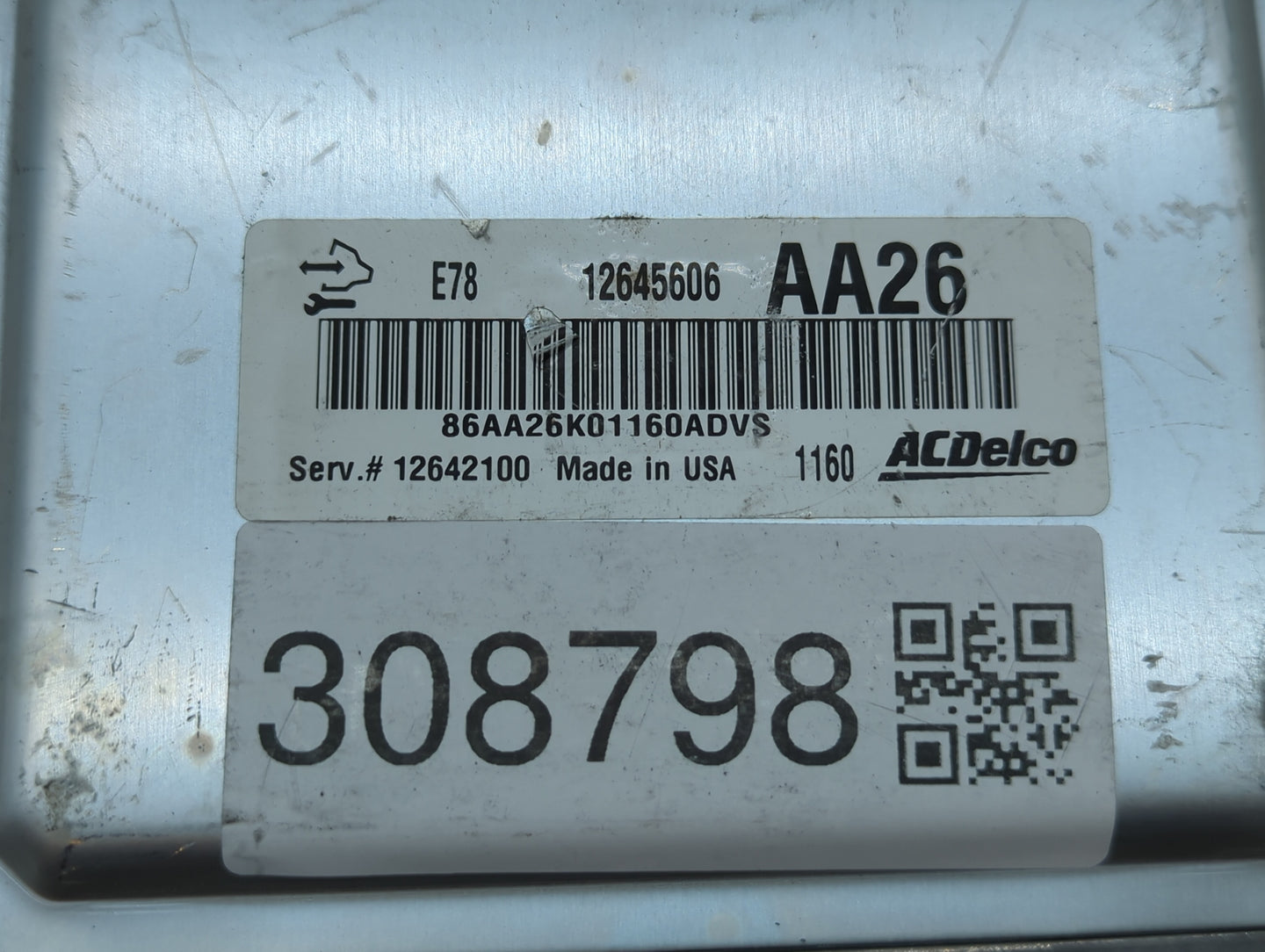 2011 Chevrolet Cruze PCM Engine Control Computer ECU ECM PCU OEM P/N:12616532 12640752, 12642100, 12645606, 12644081 Fits OE