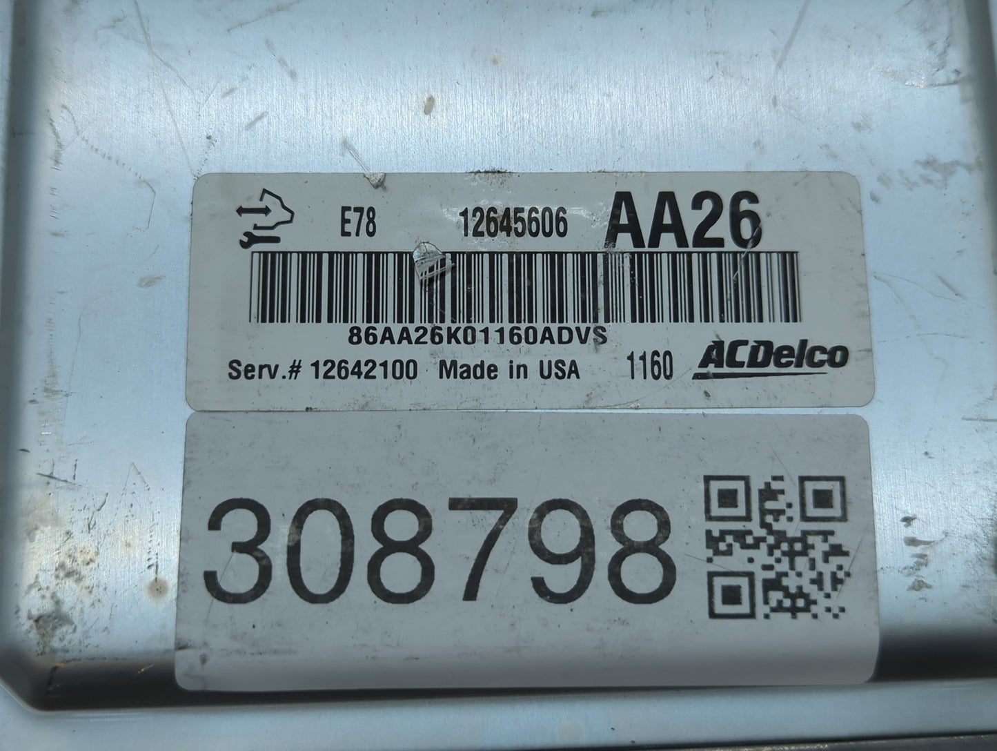2011 Chevrolet Cruze PCM Engine Control Computer ECU ECM PCU OEM P/N:12616532 12640752, 12642100, 12645606, 12644081 Fits OE