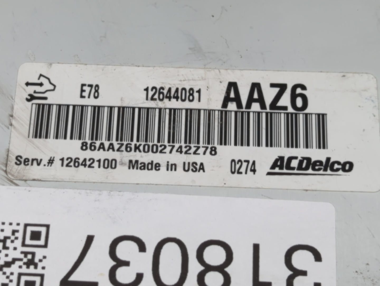 2011 Chevrolet Cruze PCM Engine Control Computer ECU ECM PCU OEM P/N:12616532 12640752, 12642100, 12645606, 12644081 Fits OE