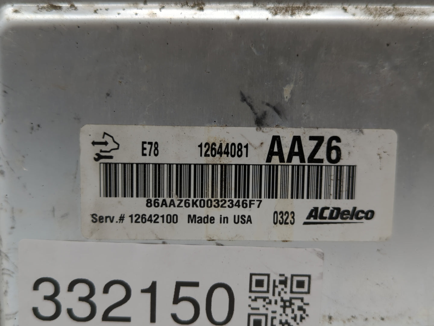 2011 Chevrolet Cruze PCM Engine Control Computer ECU ECM PCU OEM P/N:12616532 12640752, 12642100, 12645606, 12644081 Fits OE