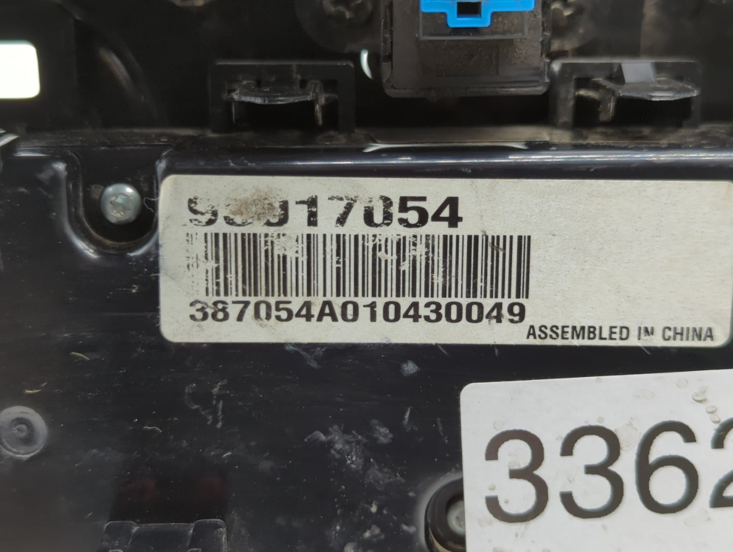 2011-2012 Chevrolet Cruze Climate Control Module Temperature AC/Heater Replacement P/N:96983927 95017054 Fits Fits 2011 2012