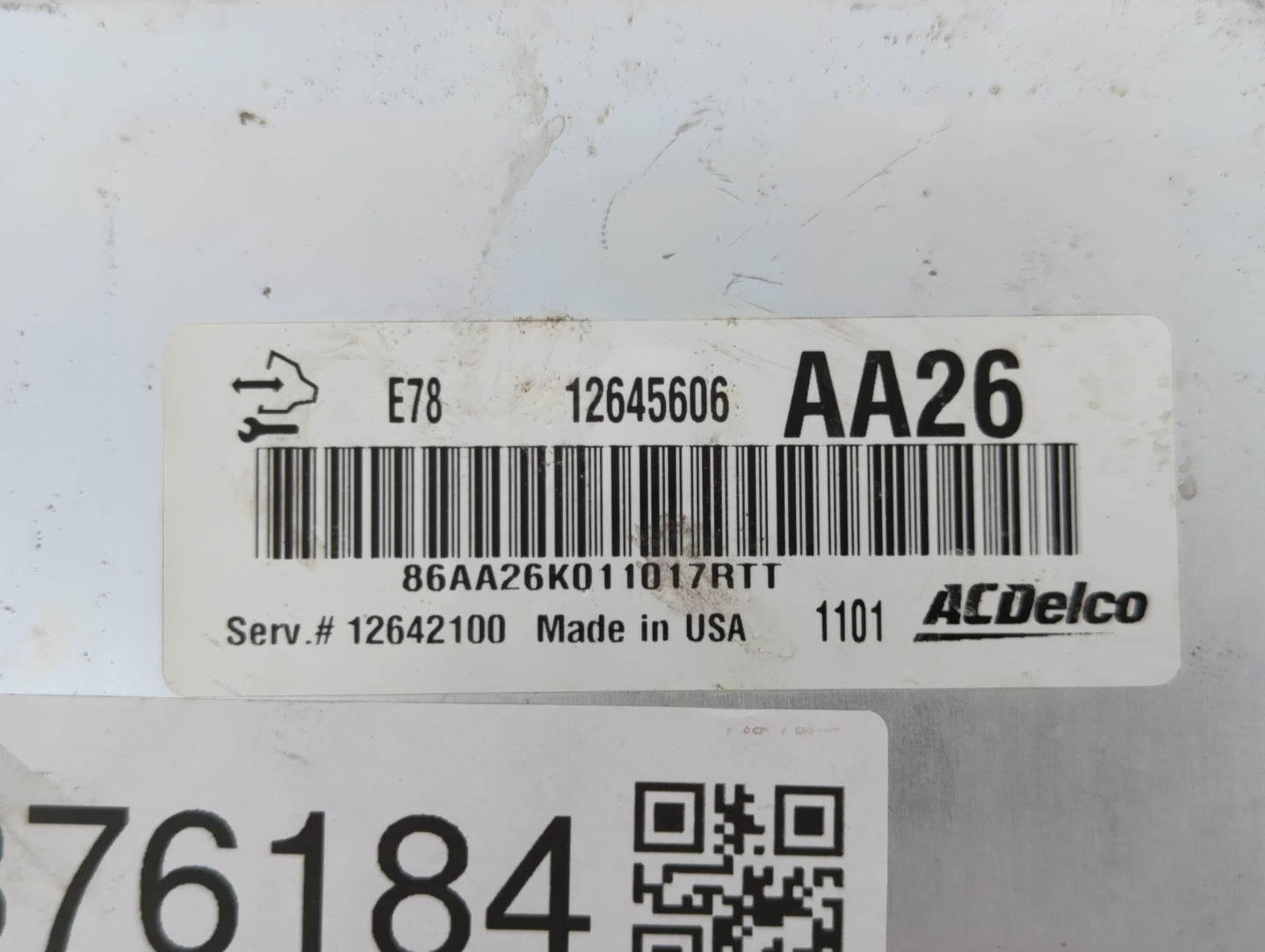 2011 Chevrolet Cruze PCM Engine Control Computer ECU ECM PCU OEM P/N:12642100 12616532, 12640752, 12645606, 12644081 Fits OE