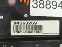2011 Chevrolet Cruze Radio Control Panel - Oemusedautoparts1.com