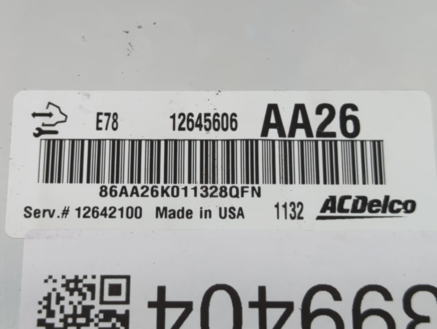 2011 Chevrolet Cruze PCM Engine Control Computer ECU ECM PCU OEM P/N:12642100 12616532, 12640752, 12645606, 12644081 Fits OE