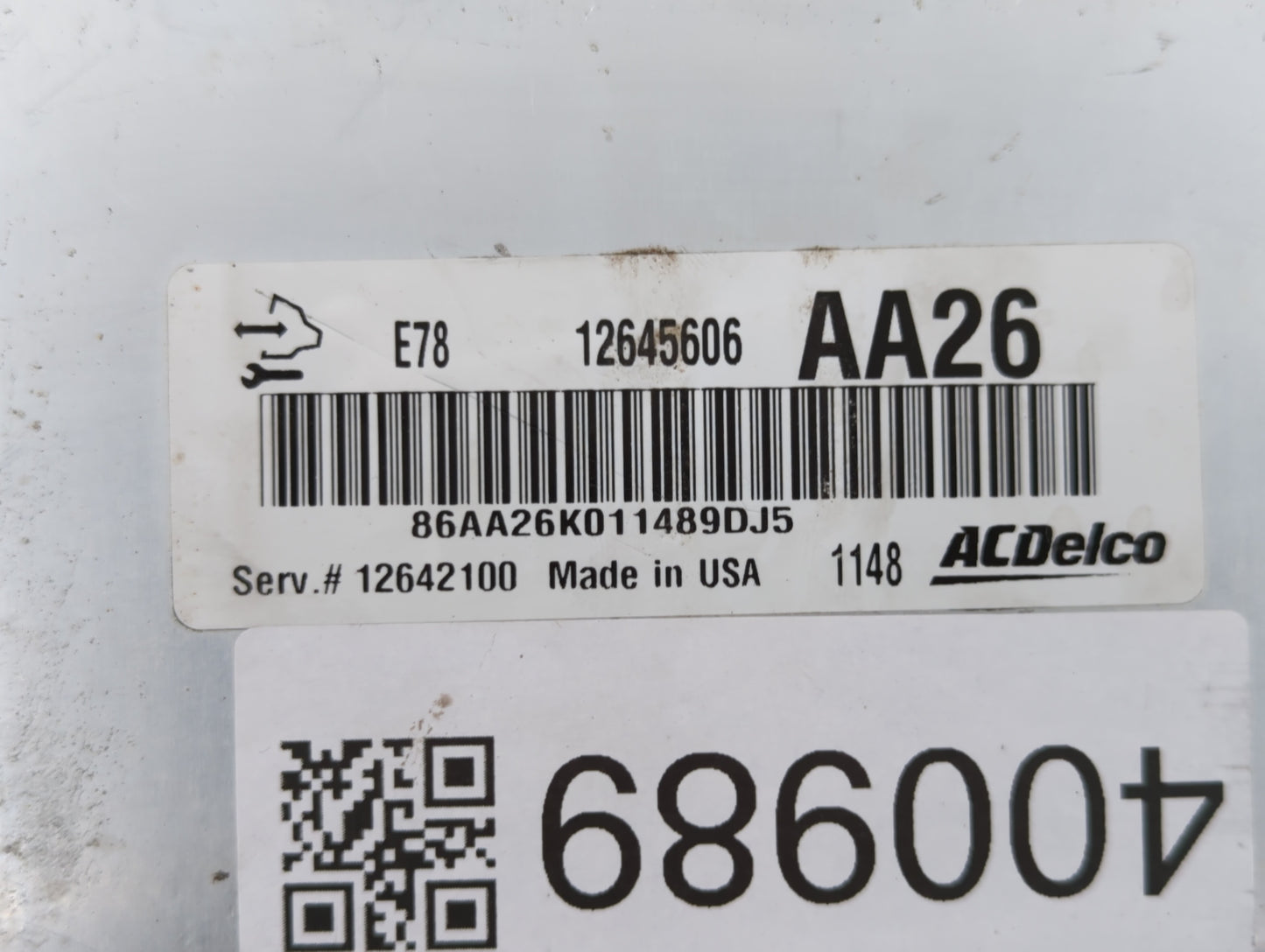 2011 Chevrolet Cruze PCM Engine Control Computer ECU ECM PCU OEM P/N:12642100 12616532, 12640752, 12645606, 12644081 Fits OE