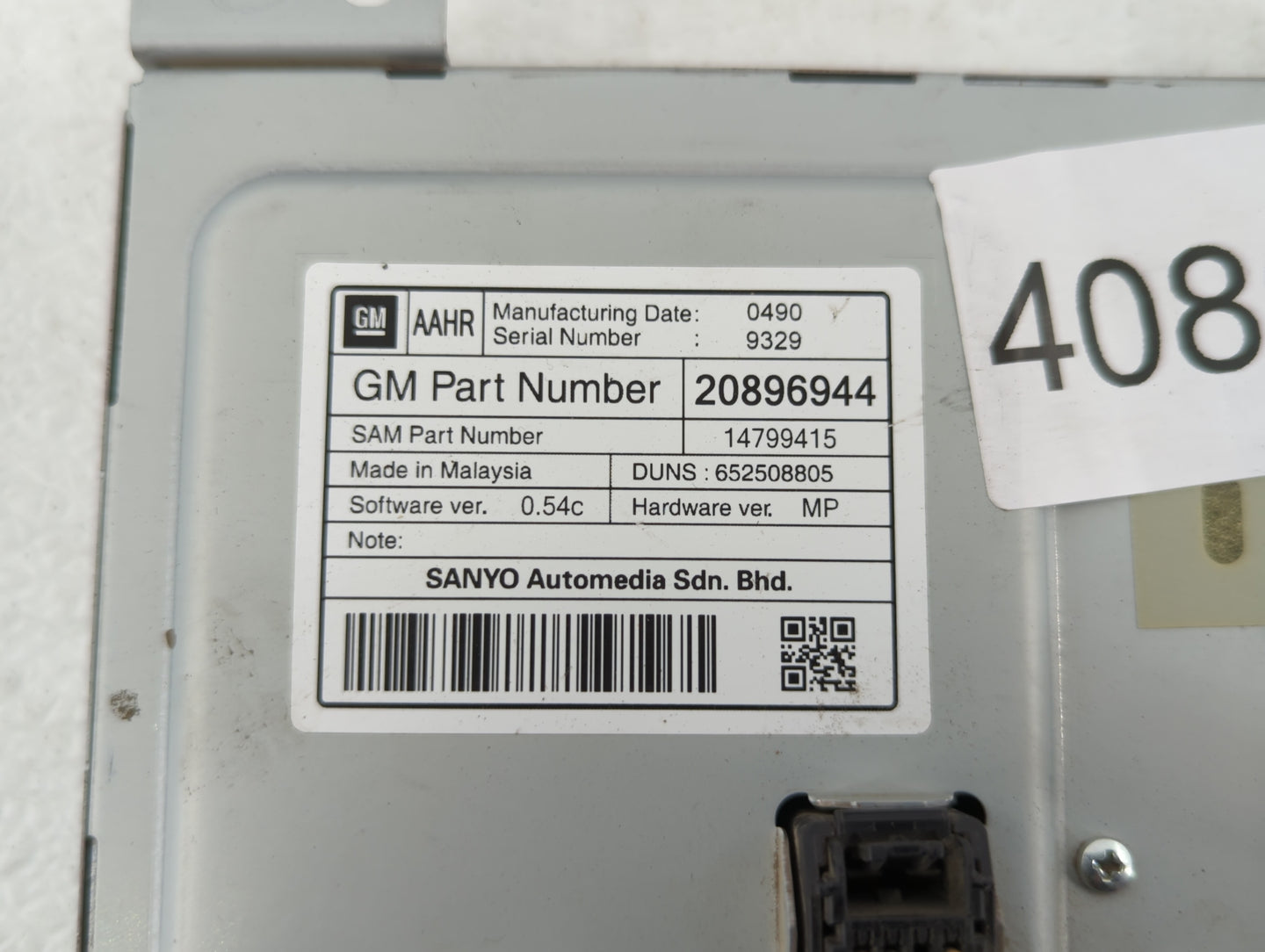 2011 Chevrolet Cruze Information Display Screen - Oemusedautoparts1.com