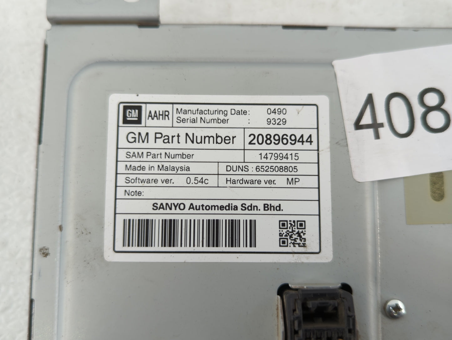 2011 Chevrolet Cruze Information Display Screen - Oemusedautoparts1.com